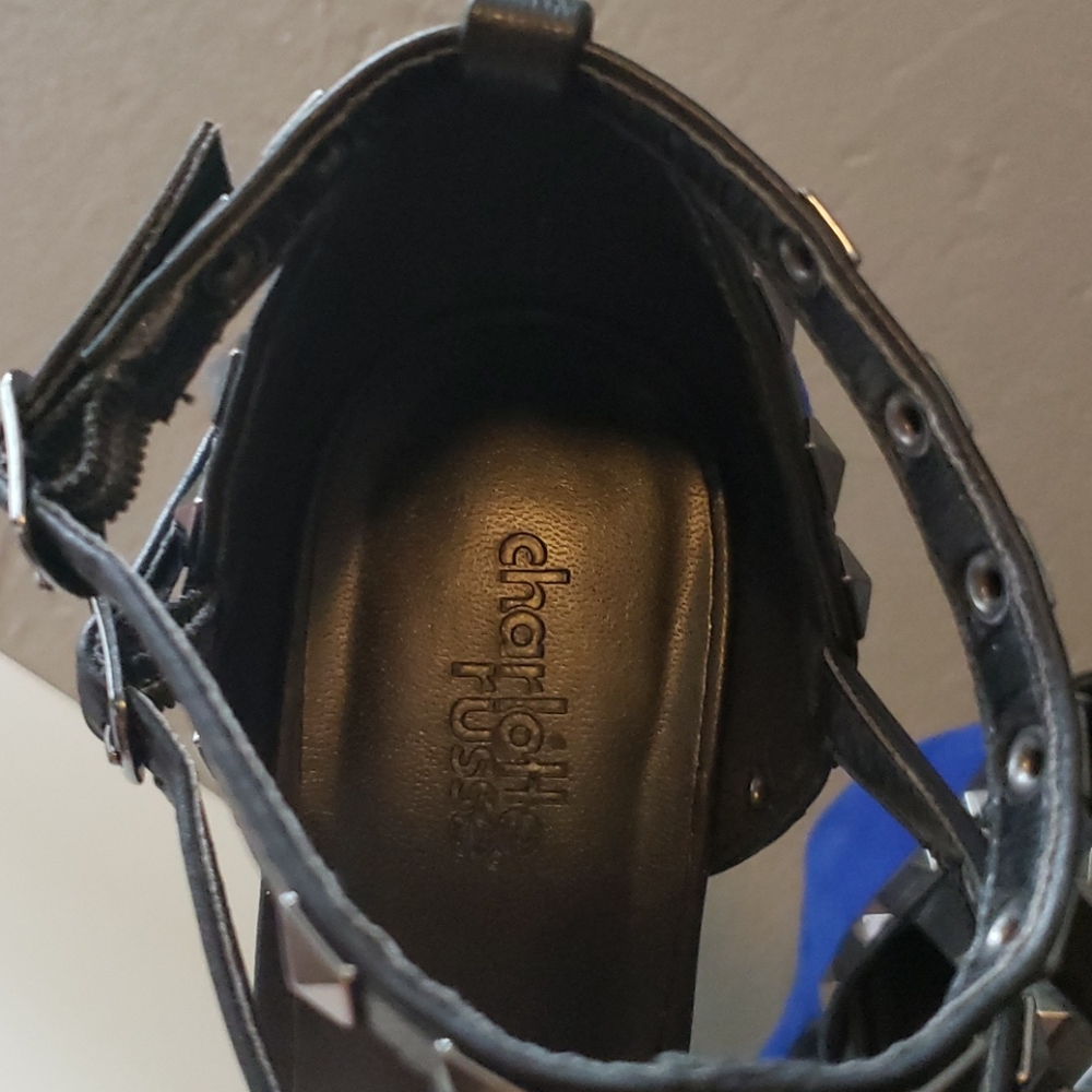 Blulanud black studded heels - Picture 5 of 5